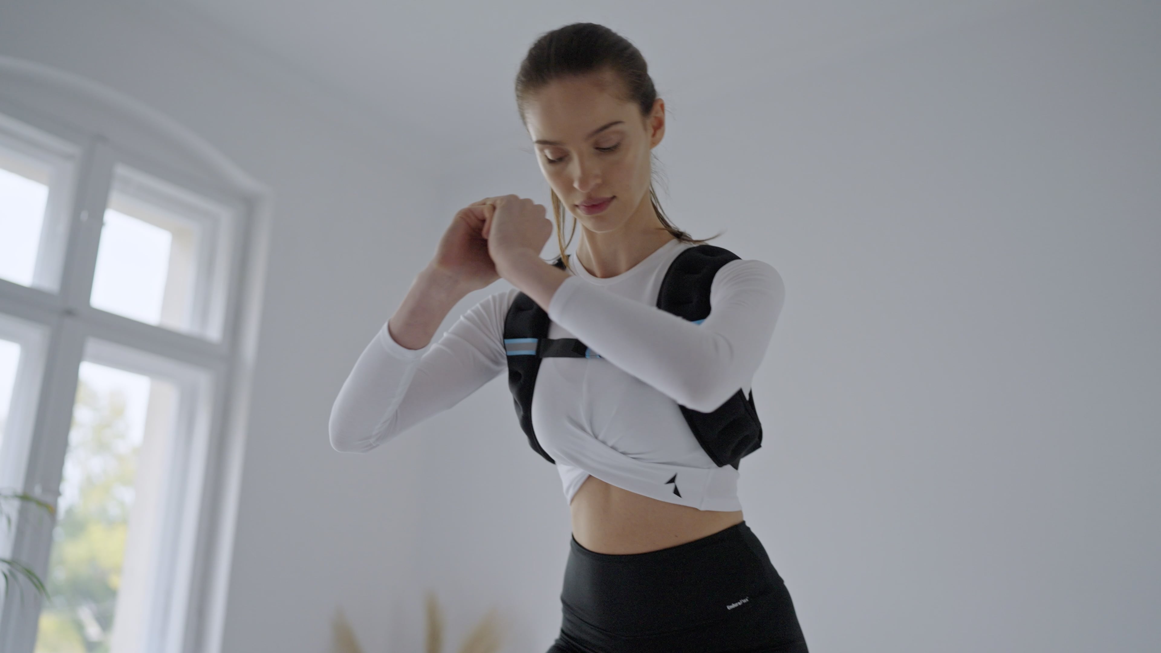 TREXO 5 kg svorio treniruočių liemenė juoda WV-05